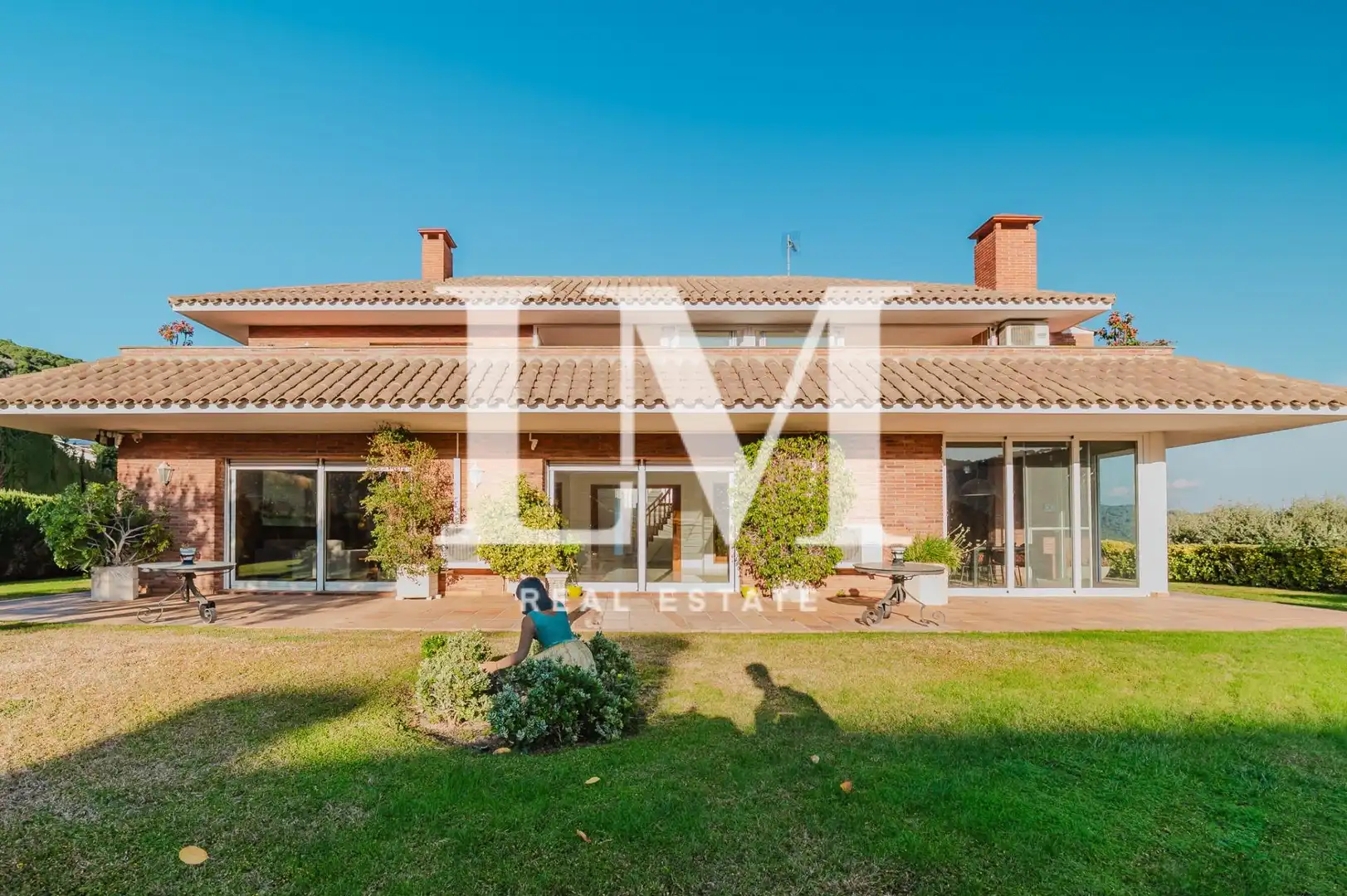 Garden of Houses for rent in Argentona  with Air Conditioner, Private garden and Terrace