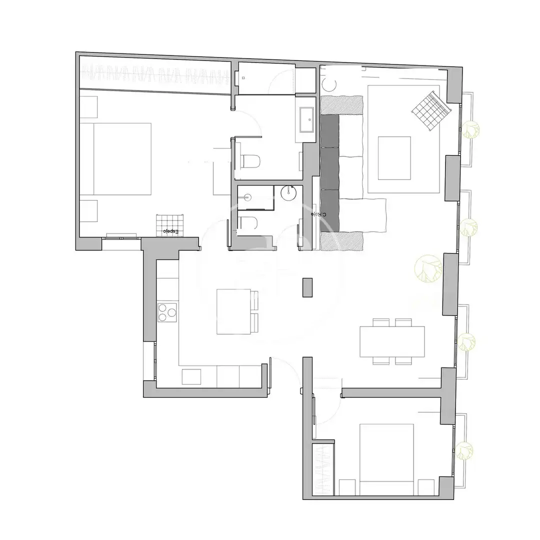 Flat for rent in C. de Augusto Figueroa, Justicia - Chueca