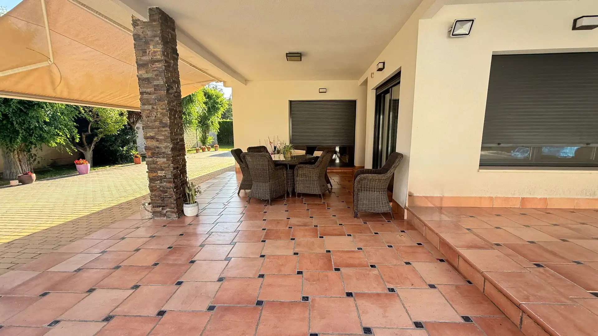 Terrasse von Haus oder Chalet zum Verkauf in Albacete mit Klimaanlage, Heizung und Privatgarten