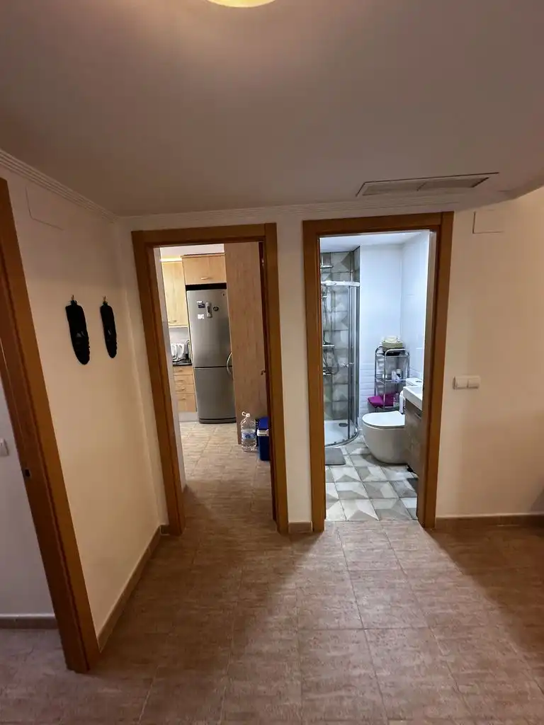 Badezimmer von Erdgeschoss zur Miete in Canet d'En Berenguer mit Terrasse und Gemeinschaftspool