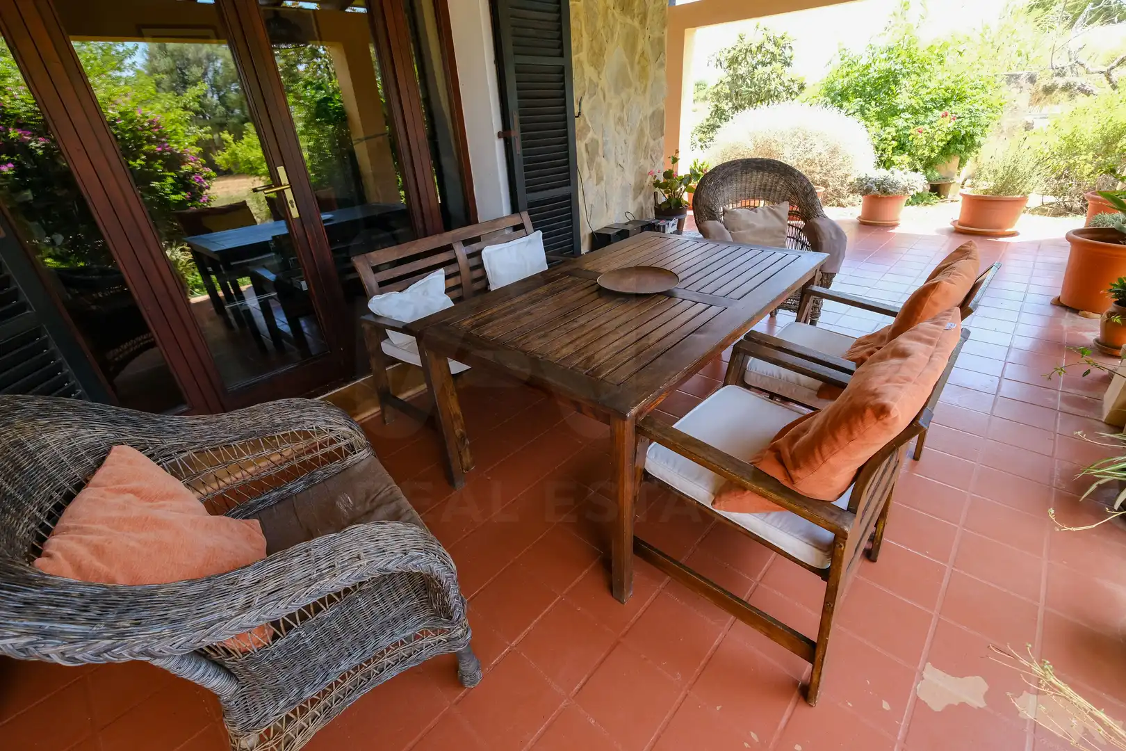 Terrassa de Finca rústica en venda en Lloseta amb Aire condicionat, Calefacció i Terrassa