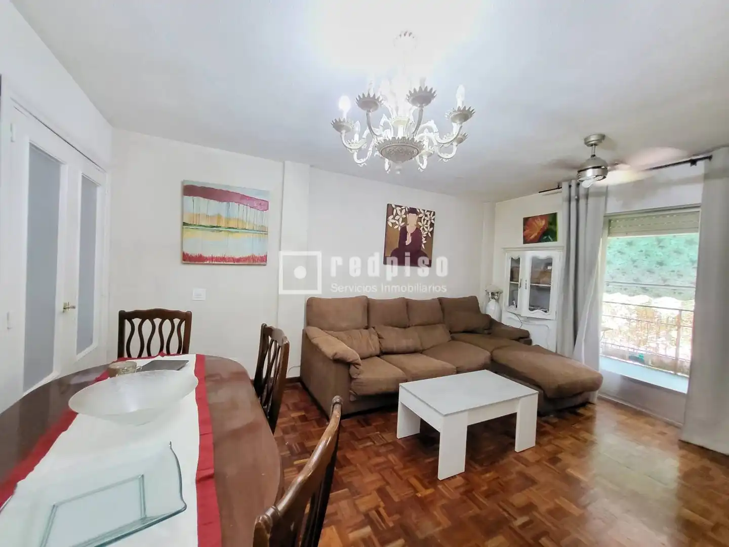 Sala de estar de Piso en venta en Valdemoro con Aire acondicionado, Calefacción y Jardín privado