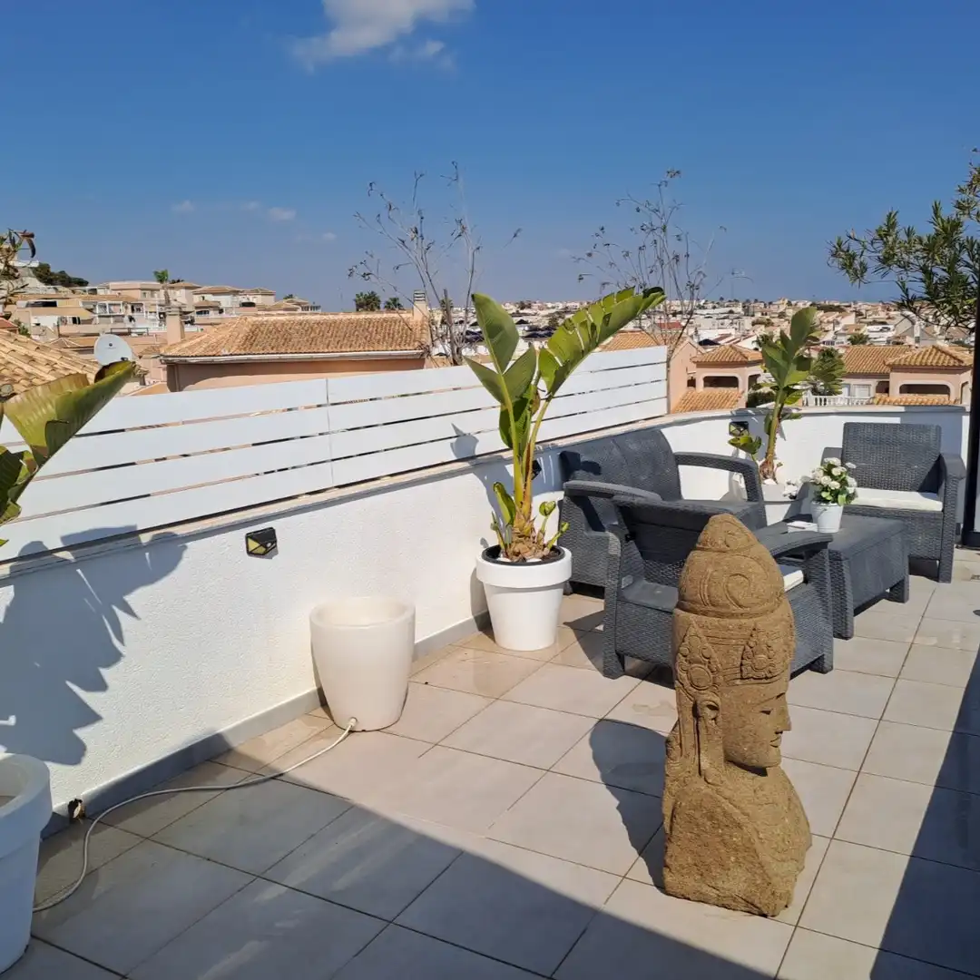 Terrassa de Casa o xalet en venda en Rojales amb Aire condicionat, Jardí privat i Terrassa