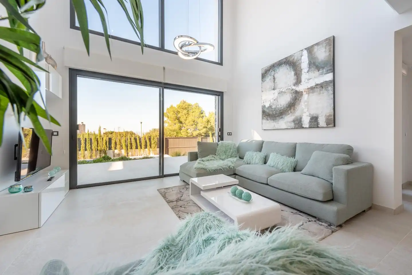 Sala d'estar de Casa o xalet en venda en Artà amb Aire condicionat, Jardí privat i Terrassa