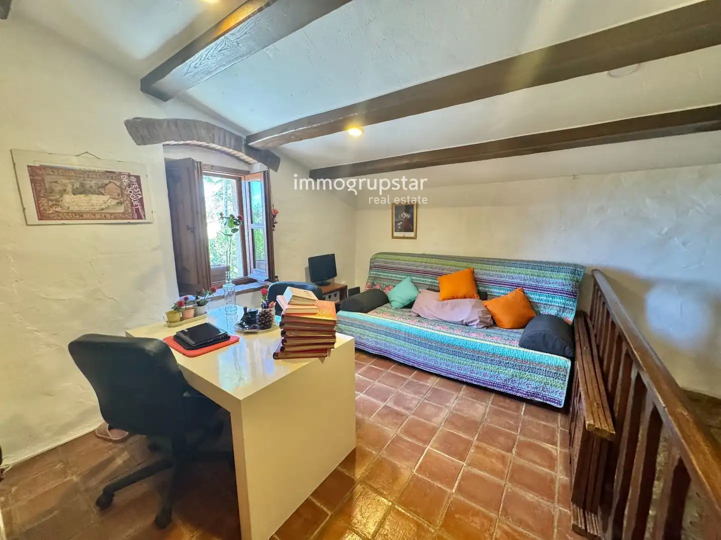 Sala d'estar de Finca rústica en venda en Castell d'Aro, Platja d'Aro i s'Agaró amb Calefacció, Terrassa i Traster