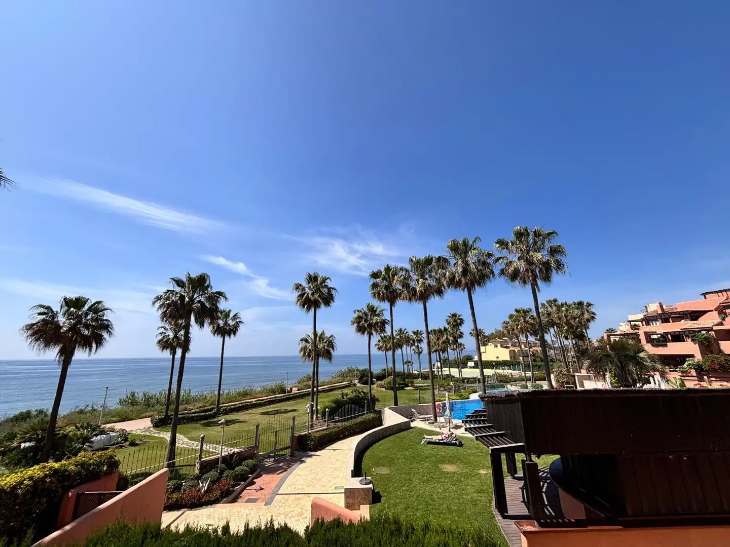 Terrace of Apartments for sale in Estepona  with Air Conditioner, Private garden and Terrace
