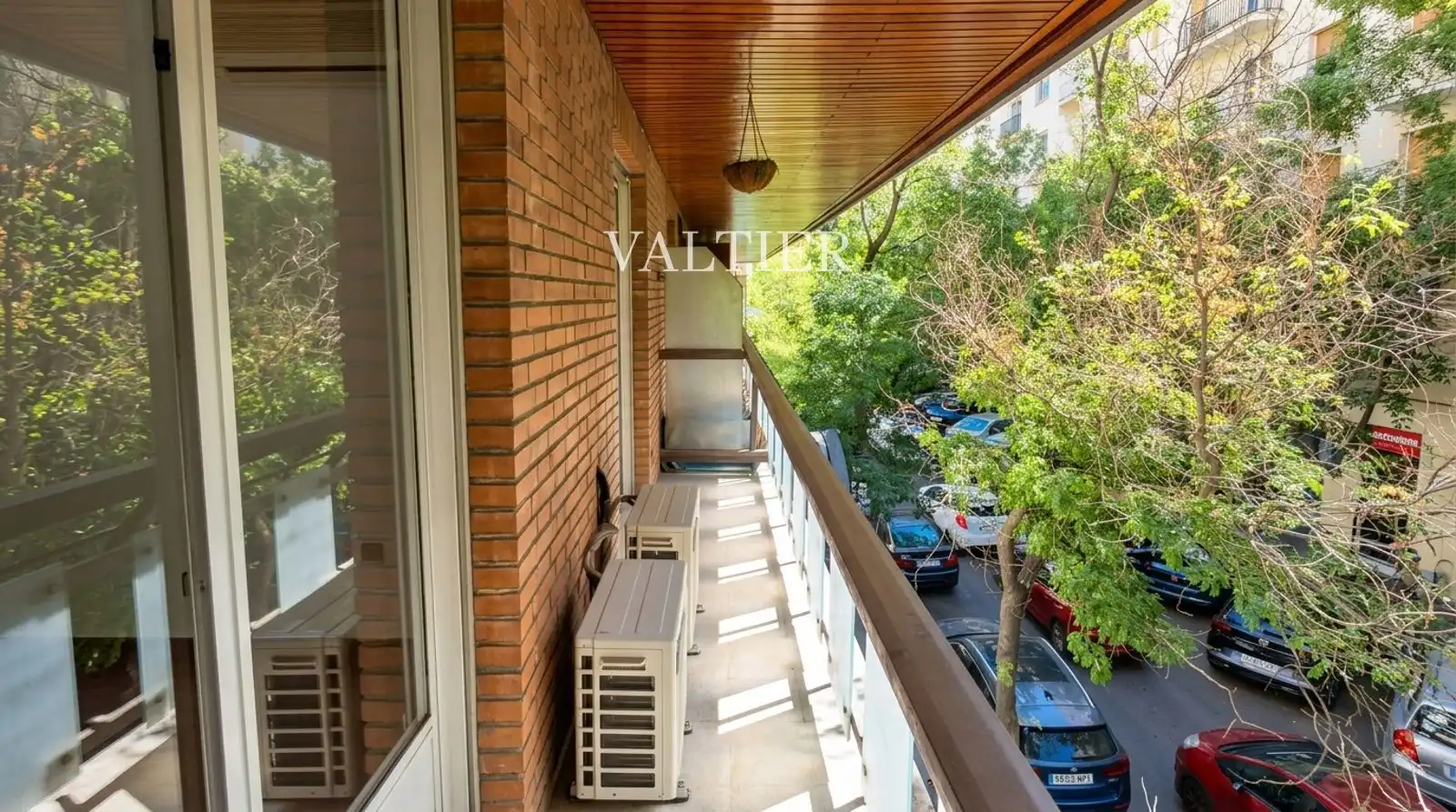 Balcony of Flat for sale in Madrid  with Air Conditioner, Heating and Terrace