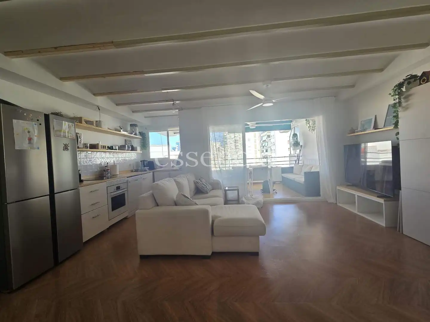 Sala d'estar de Apartament en venda en Gandia amb Jardí privat, Terrassa i Balcó