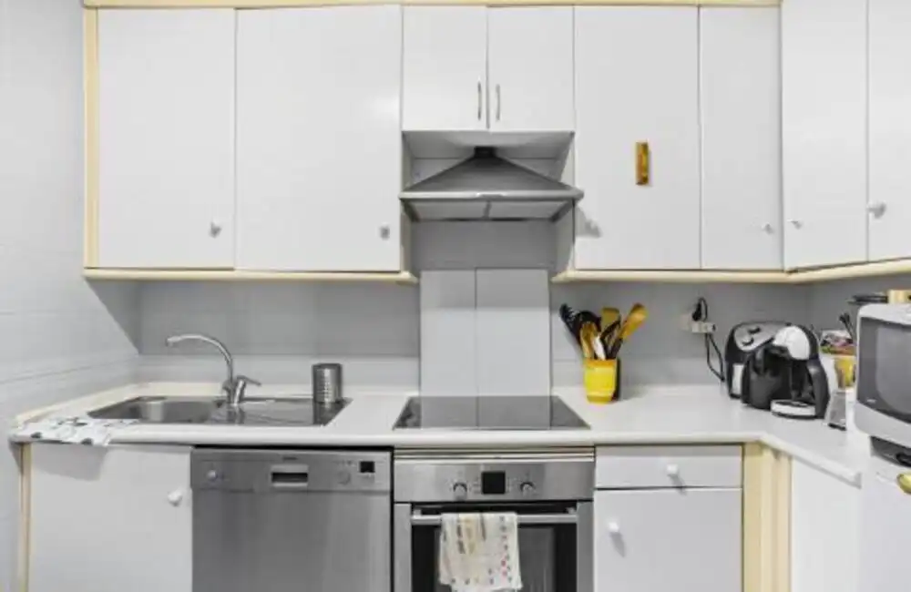 Cocina de Apartamento en venta en Marbella con Aire acondicionado, Terraza y Piscina