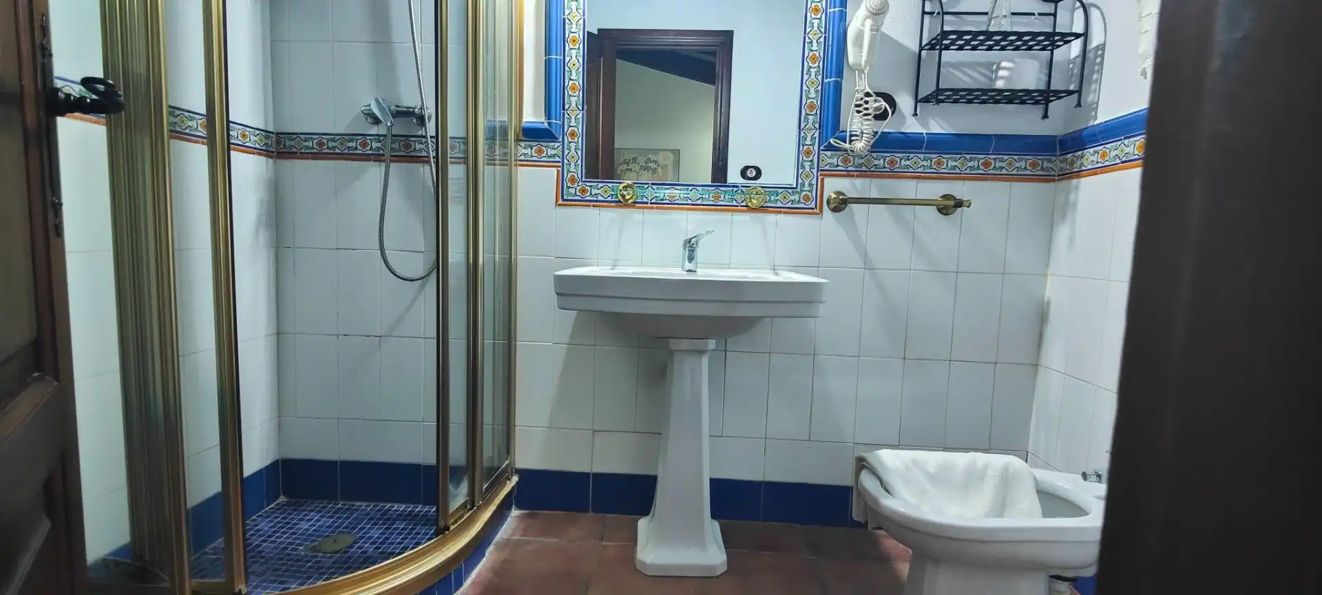 Baño de Finca rústica en venta en La Lapa con Aire acondicionado, Jardín privado y Terraza