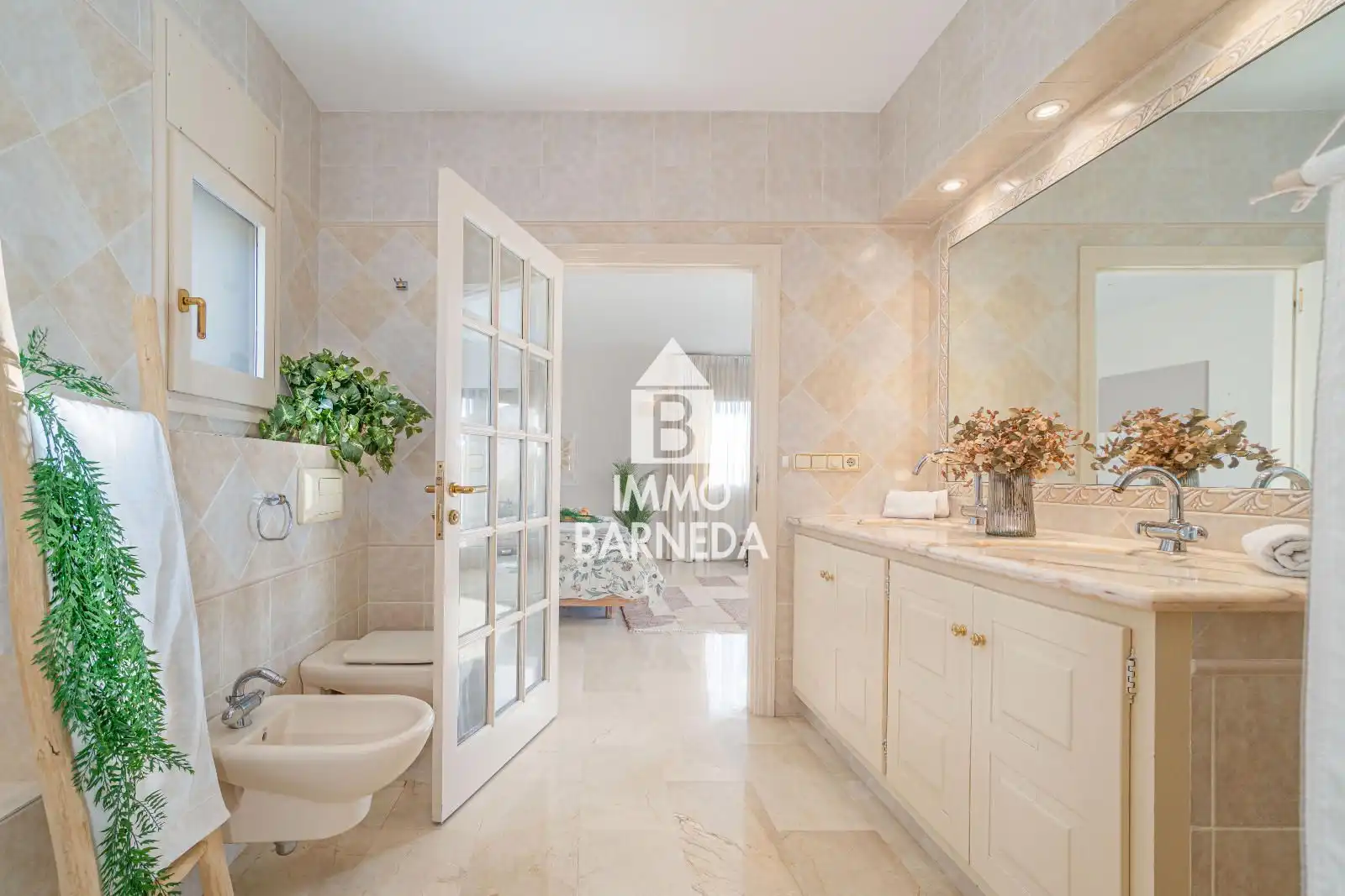 Baño de Casa o chalet en venta en Pau con Aire acondicionado, Calefacción y Jardín privado