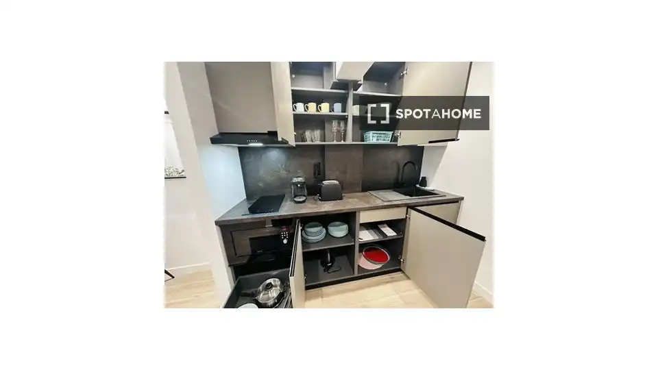 Kitchen of Study for share in El Campello  with Air Conditioner, Terrace and Furnished