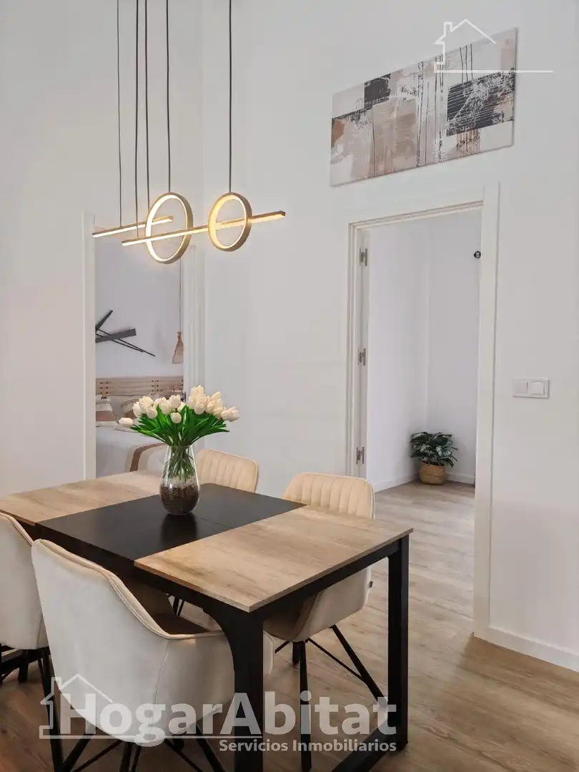 Dining room of Attic for sale in Picassent  with Parquet flooring, Terrace and Furnished