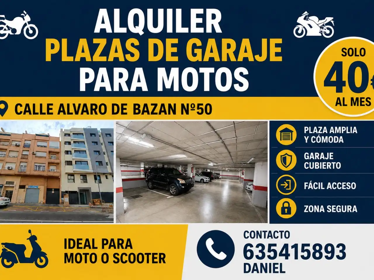 Parking de Garaje de alquiler en Melilla