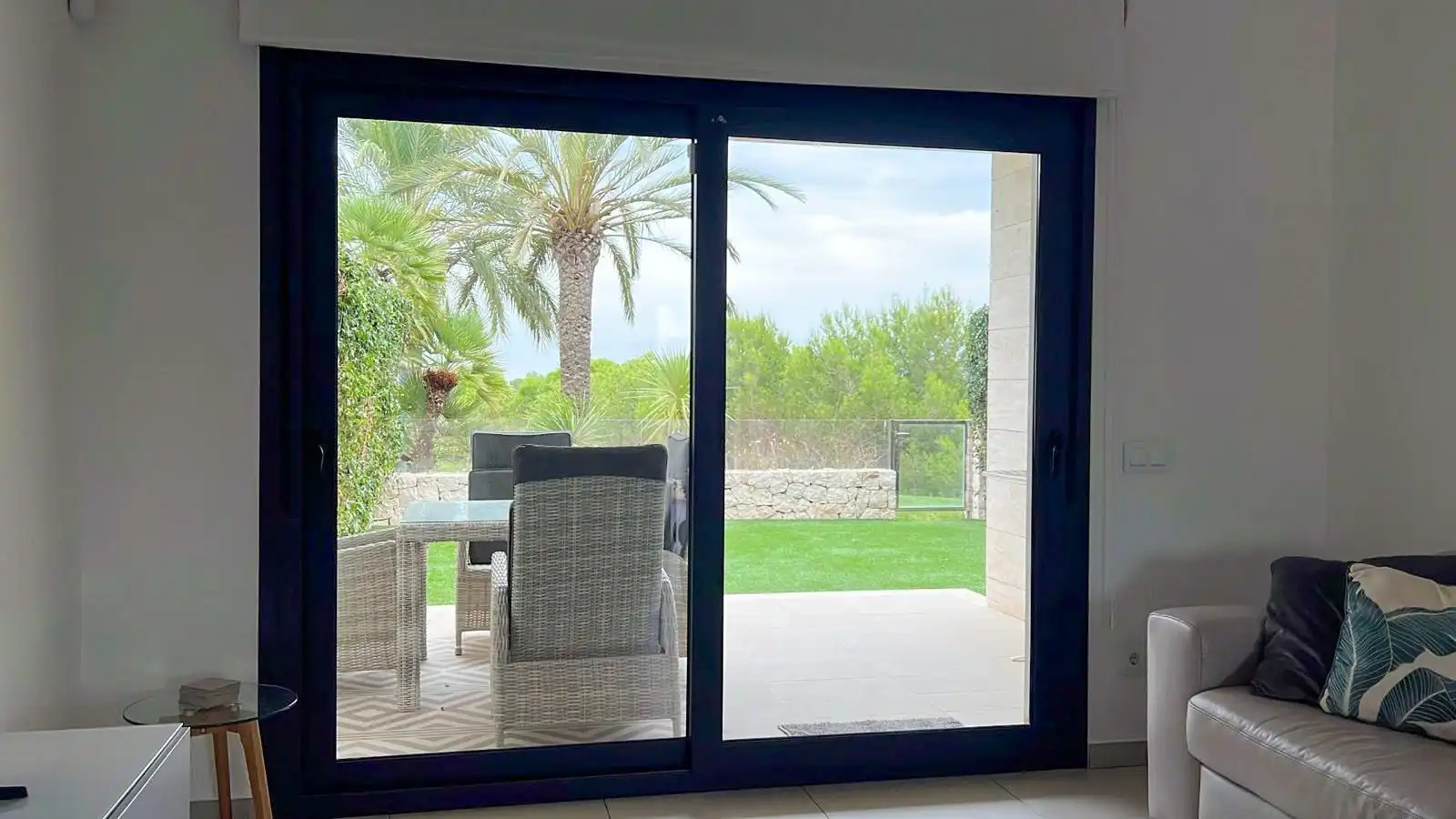 Terrasse von Wohnung zur Miete in Pilar de la Horadada mit Klimaanlage, Heizung und Privatgarten