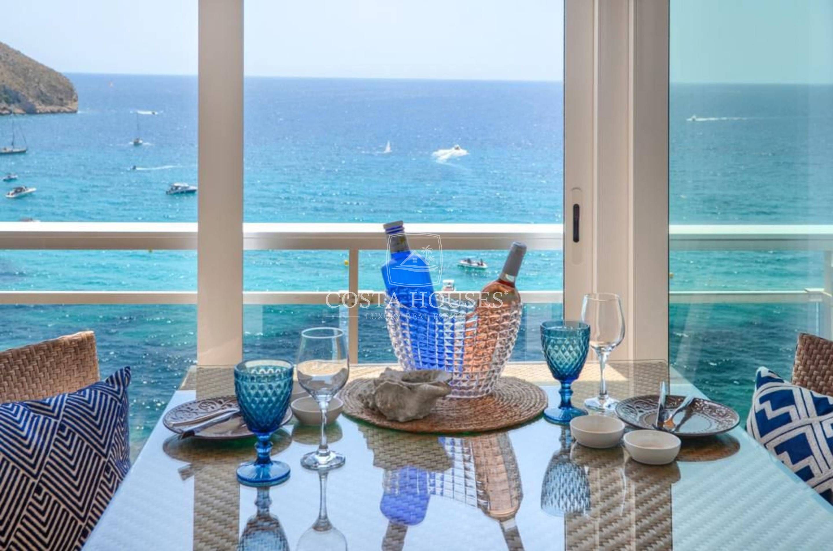 Comedor de Ático en venta en Moraira con Aire acondicionado, Jardín privado y Terraza