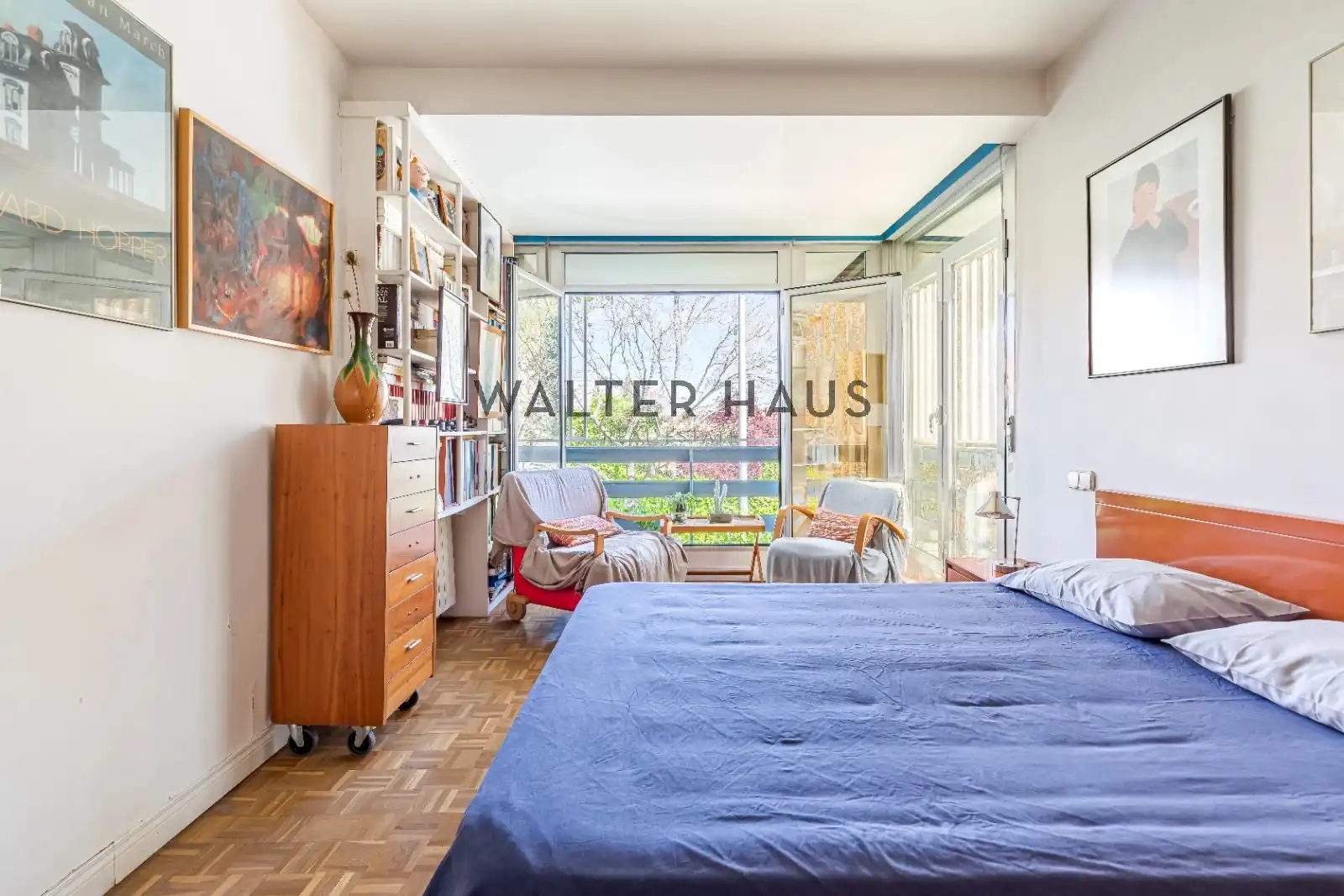 Bedroom of Flat for sale in Madrid  with Air Conditioner, Heating and Storage room
