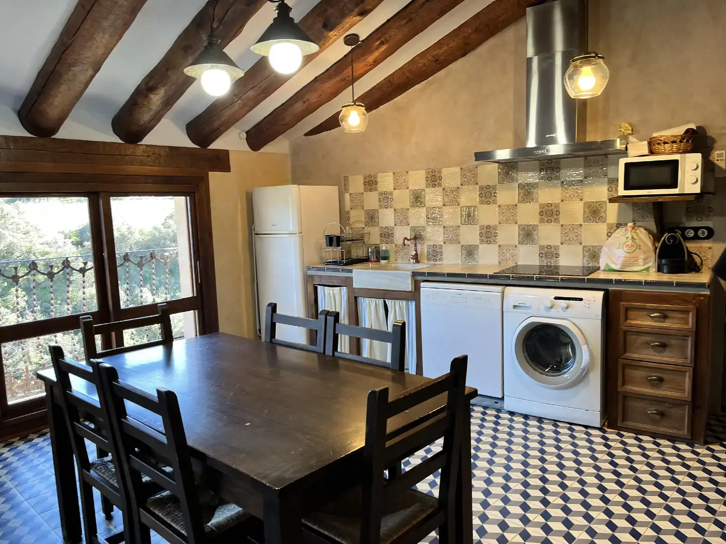 Cocina de Casa o chalet en venta en El Grado con Aire acondicionado, Calefacción y Terraza