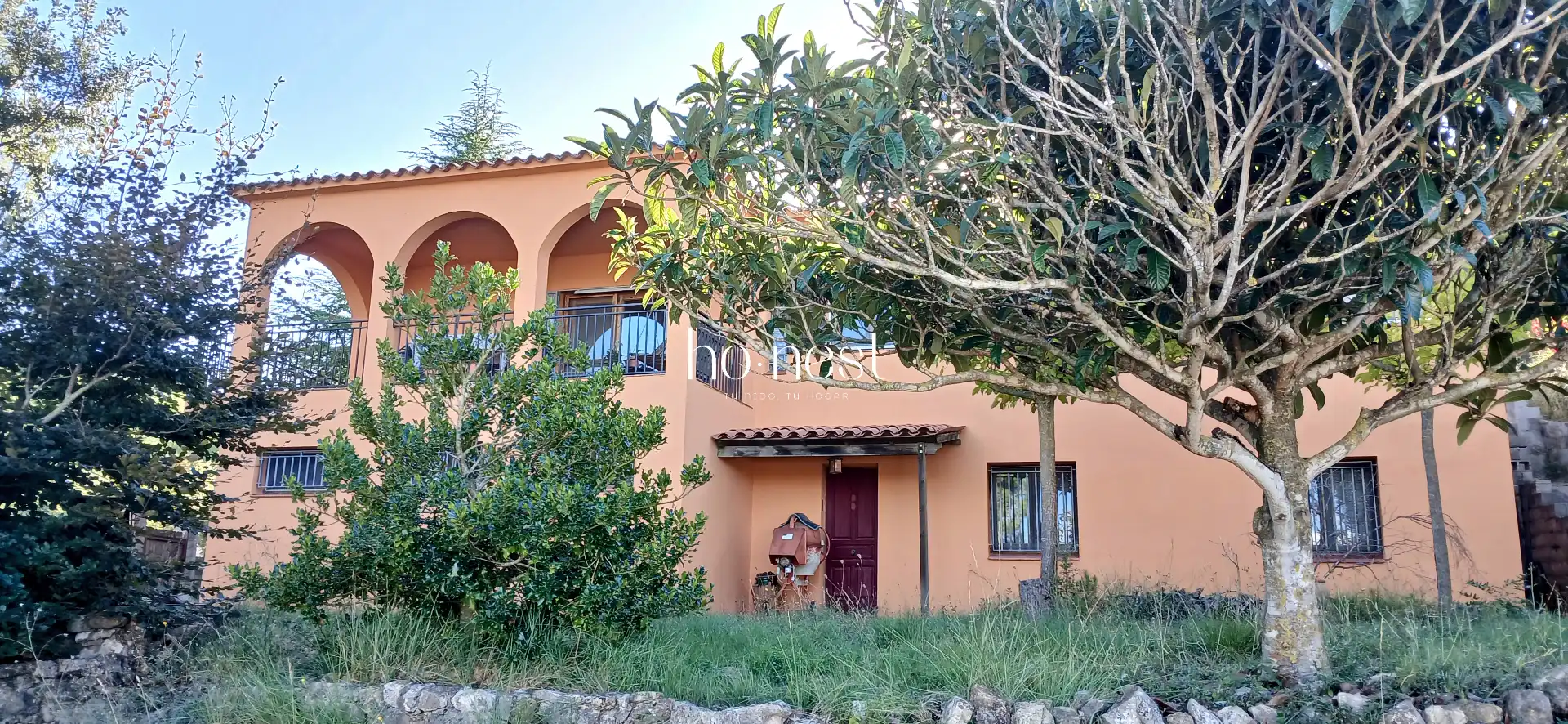 Vista exterior de Casa o xalet en venda en Pontons amb Calefacció, Jardí privat i Terrassa