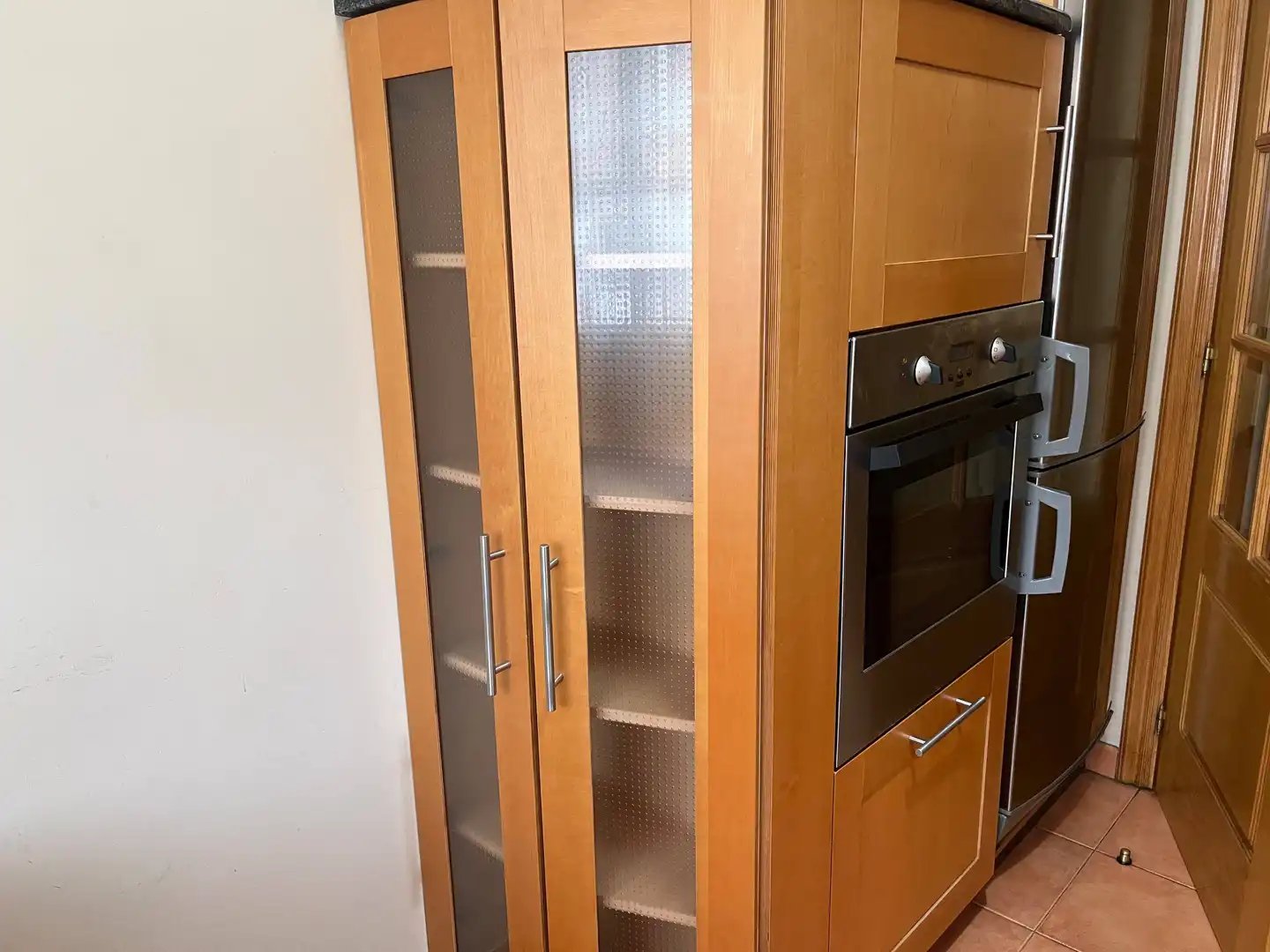 Cocina de Piso de alquiler en Santiago de Compostela  con Calefacción, Trastero y Amueblado
