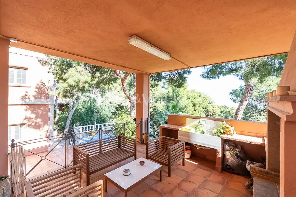Jardí de Casa o xalet en venda en Sagunto / Sagunt amb Calefacció, Jardí privat i Parquet