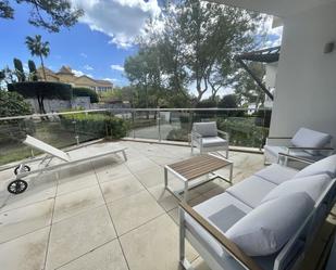 Terrace of Single-family semi-detached for sale in Marbella  with Air Conditioner, Terrace and Furnished