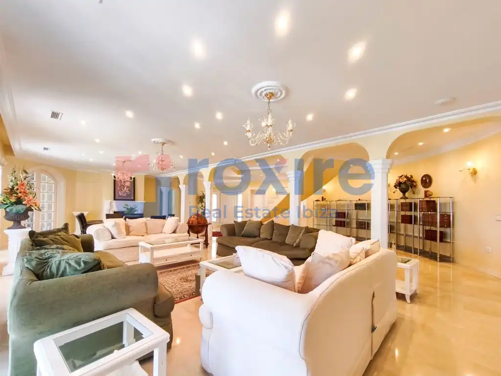 Living room of Houses for rent in Sant Josep de sa Talaia  with Air Conditioner, Private garden and Terrace