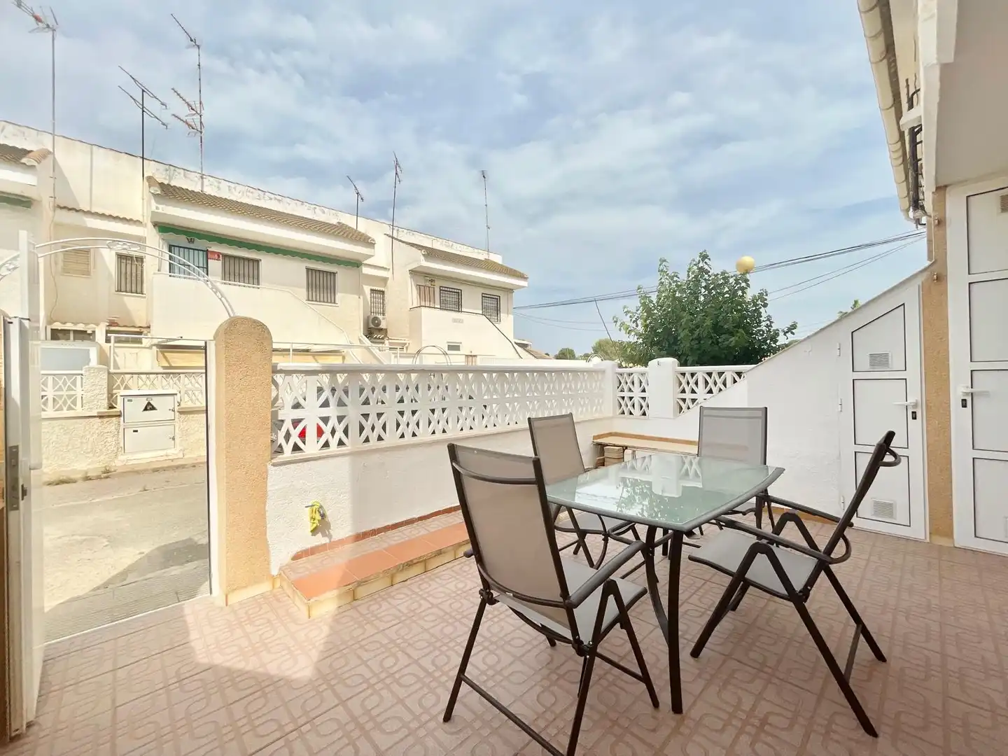 Terrace of Detached homes for rent in San Javier  with Air Conditioner, Furnished and Washing machine