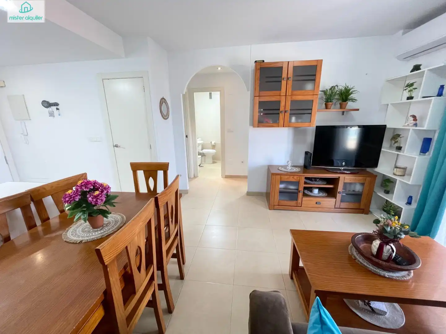 Comedor de Apartamento de alquiler en Mutxamel con Calefacción, Jardín privado y Terraza