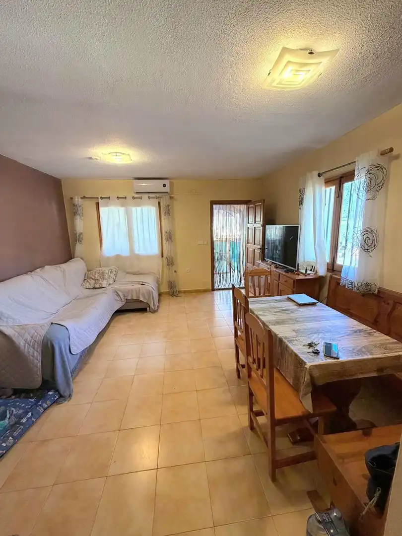 Sala d'estar de Casa adosada de lloguer en Carcaixent amb Piscina comunitària