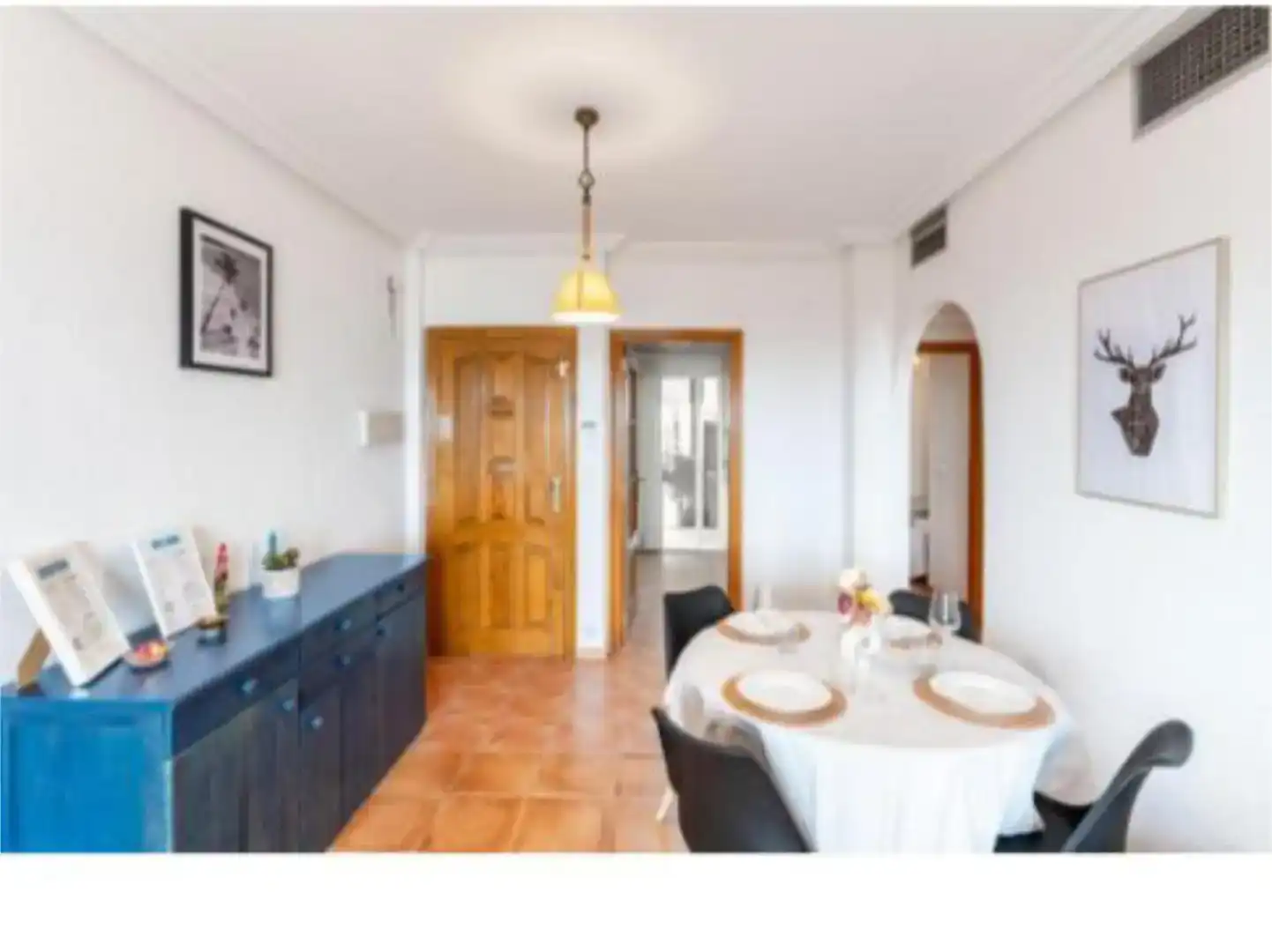 Esszimmer von Wohnung zur Miete in Mojácar mit Klimaanlage, Abstellraum und Schwimmbad