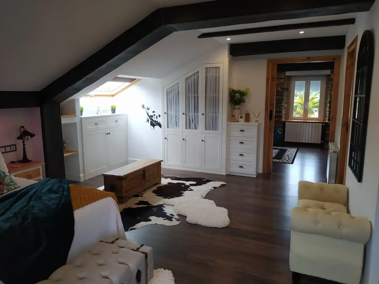 Sala de estar de Casa adosada en venta en Foz con Calefacción, Jardín privado y Terraza