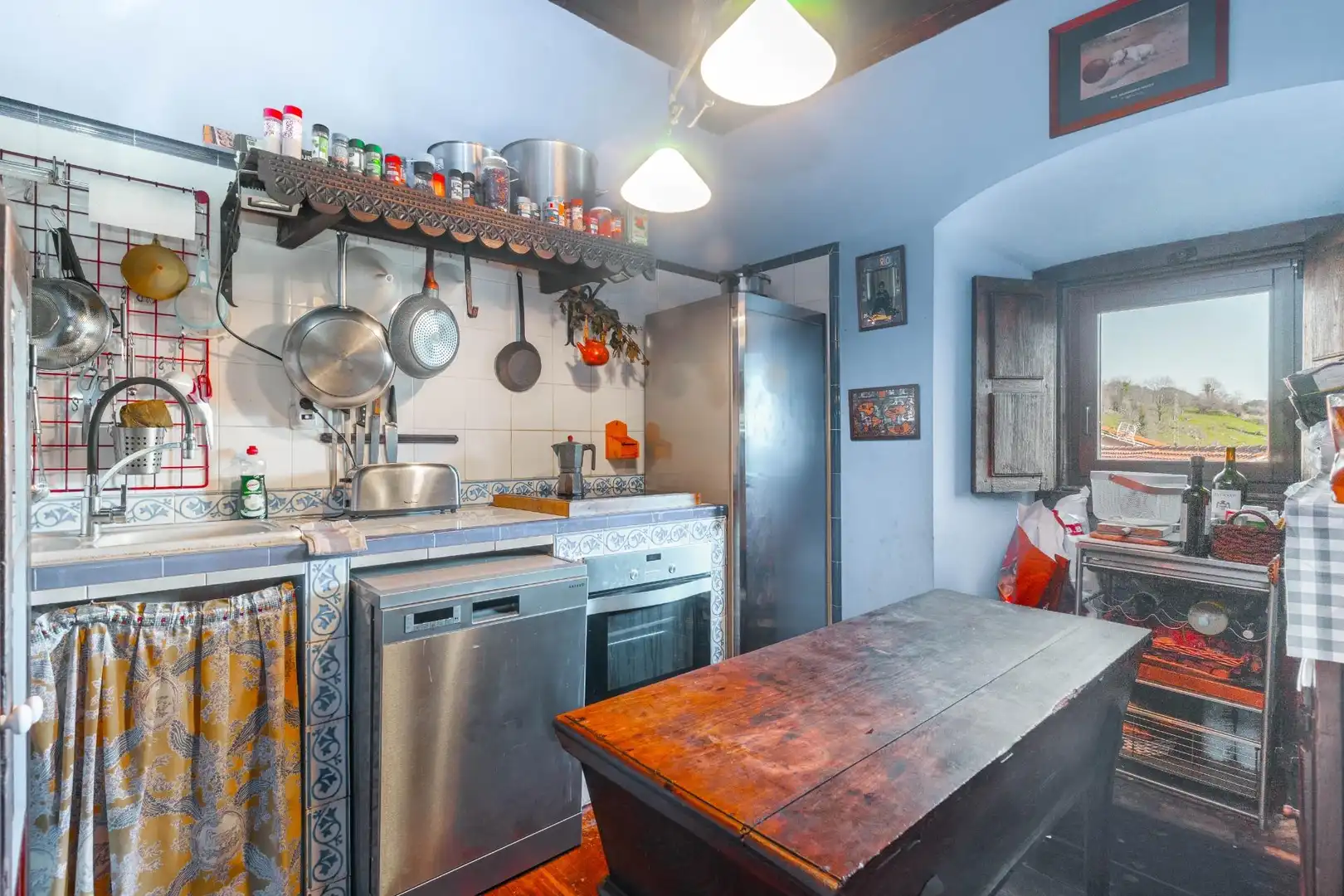 Cocina de Casa o chalet en venta en Proaza con Calefacción, Jardín privado y Terraza