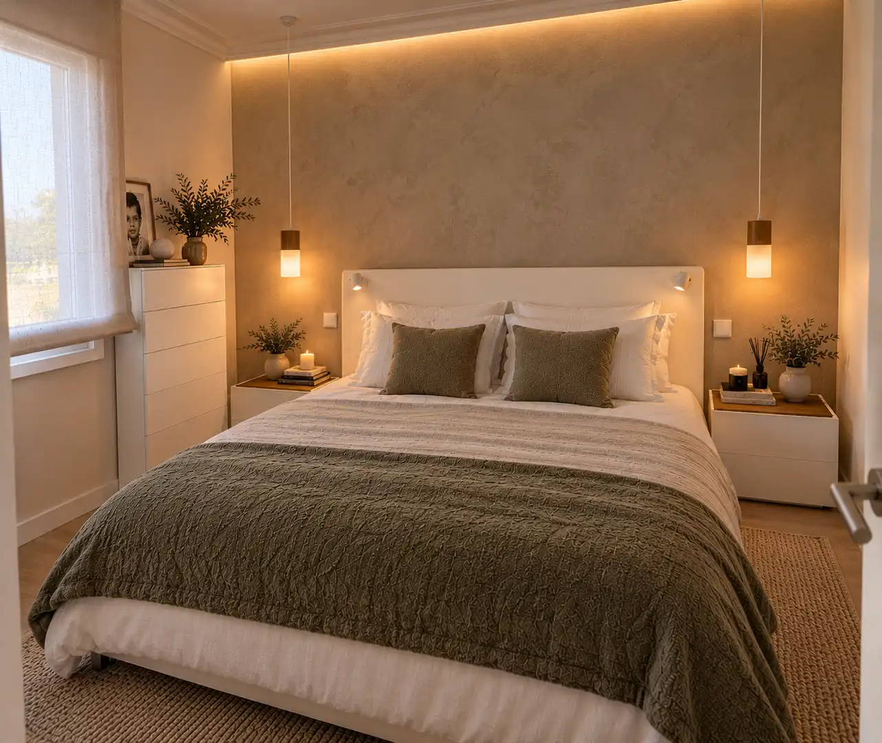 Habitación de Casa adosada en venta en Boadilla del Monte con Aire acondicionado, Calefacción y Jardín privado