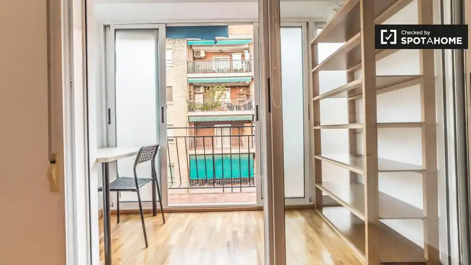 Terraza de Piso de alquiler en Valencia con Aire acondicionado, Calefacción y Amueblado