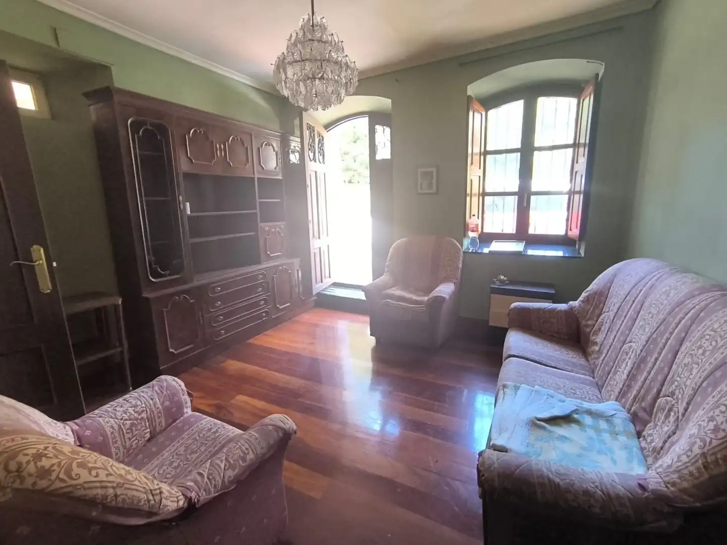 Sala de estar de Piso en venta en Limpias con Terraza