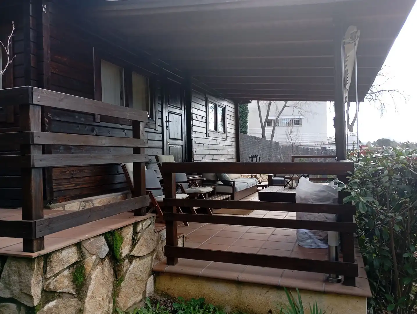 Terrassa de Casa o xalet en venda en Robledo de Chavela amb Aire condicionat, Calefacció i Jardí privat