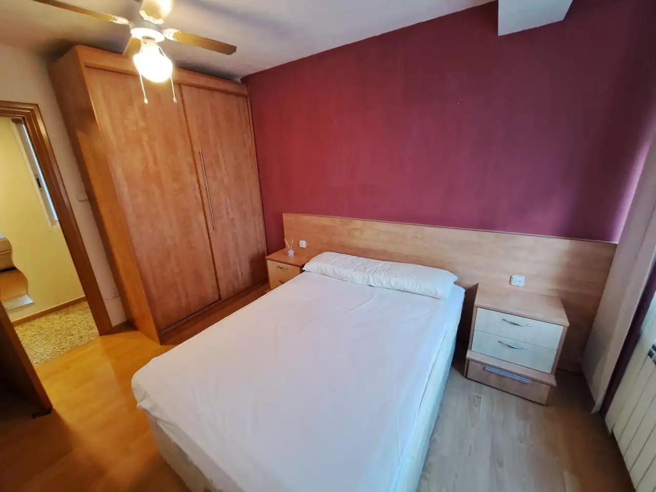 Bedroom of Flat for sale in Zaragoza  with Air Conditioner