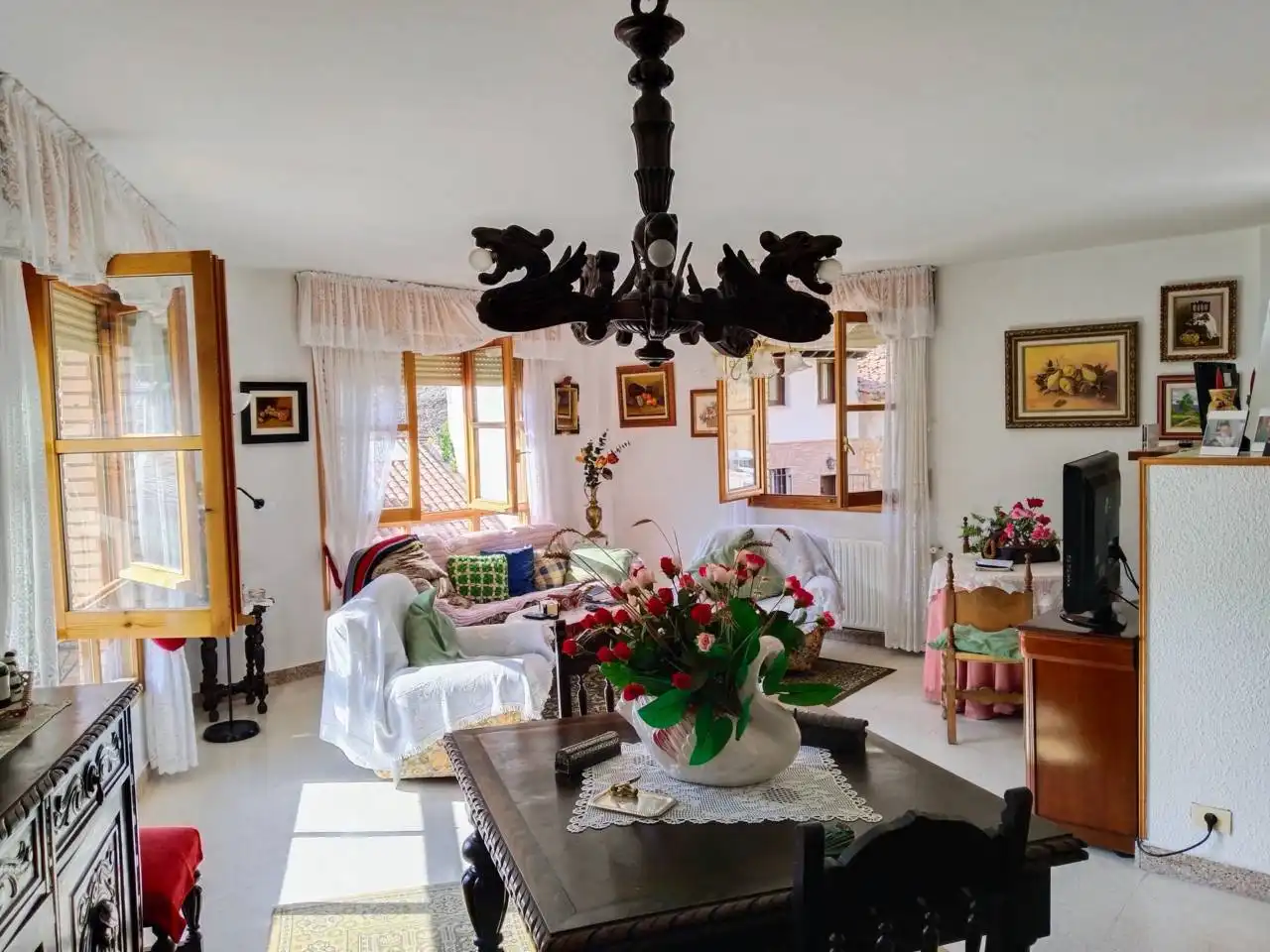 Sala de estar de Casa o chalet en venta en Puentedura con Calefacción y Amueblado