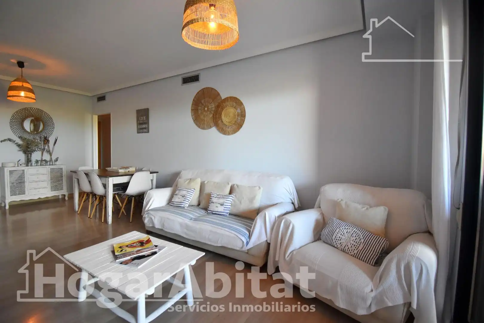 Living room of Flat for sale in Dénia  with Private garden, Terrace and Furnished