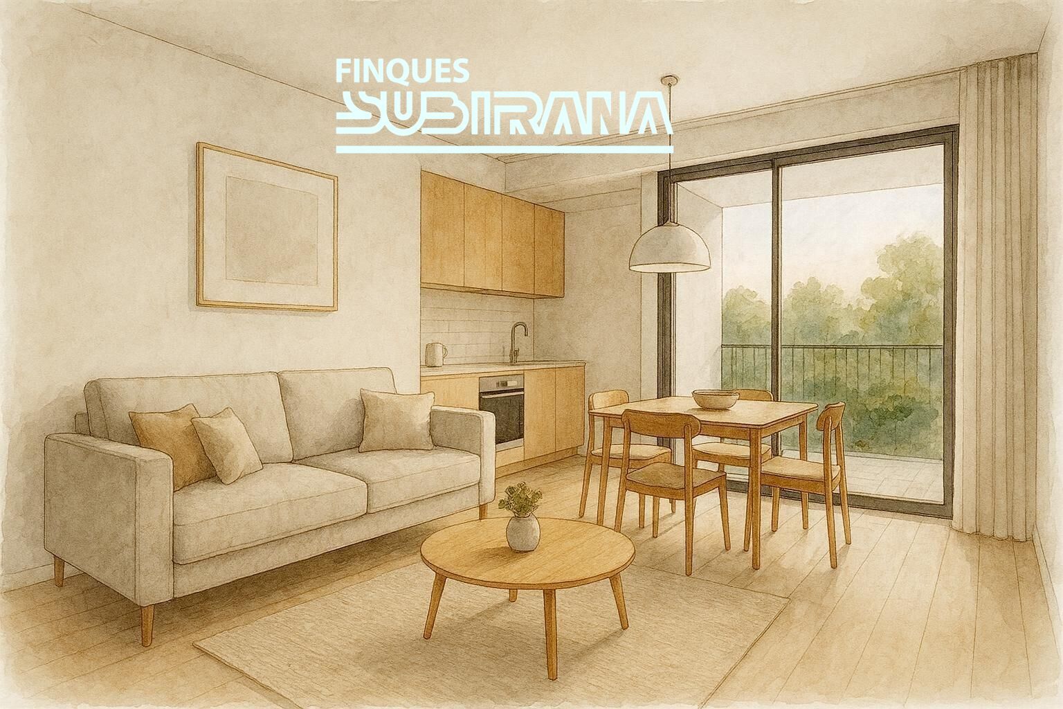 Sala d'estar de Dúplex en venda en Vilanova del Camí amb Calefacció, Terrassa i Traster