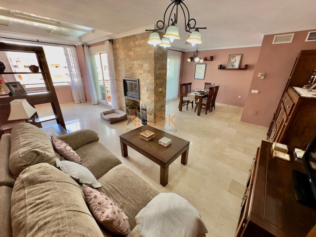 Living room of Attic for sale in Málaga Capital  with Air Conditioner, Terrace and Balcony