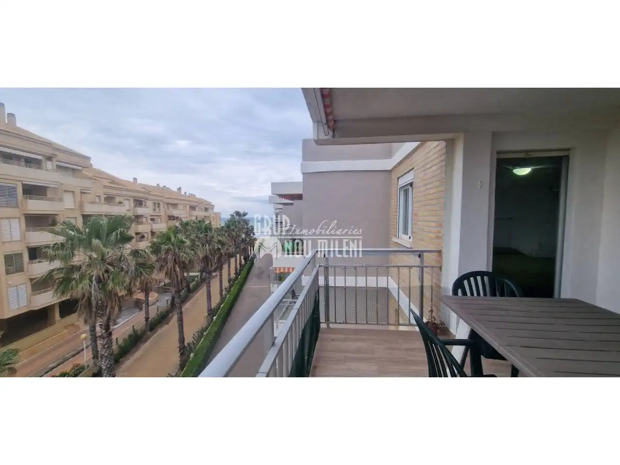 Terraza de Piso de alquiler en Valencia con Terraza, Amueblado y Balcón