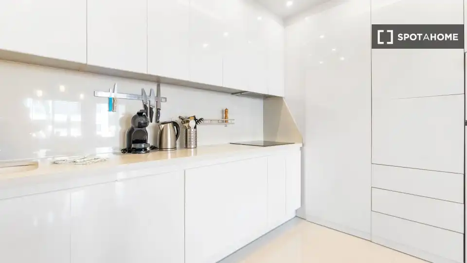 Cuina de Apartament per a compartir en Pilar de la Horadada amb Aire condicionat, Terrassa i Moblat