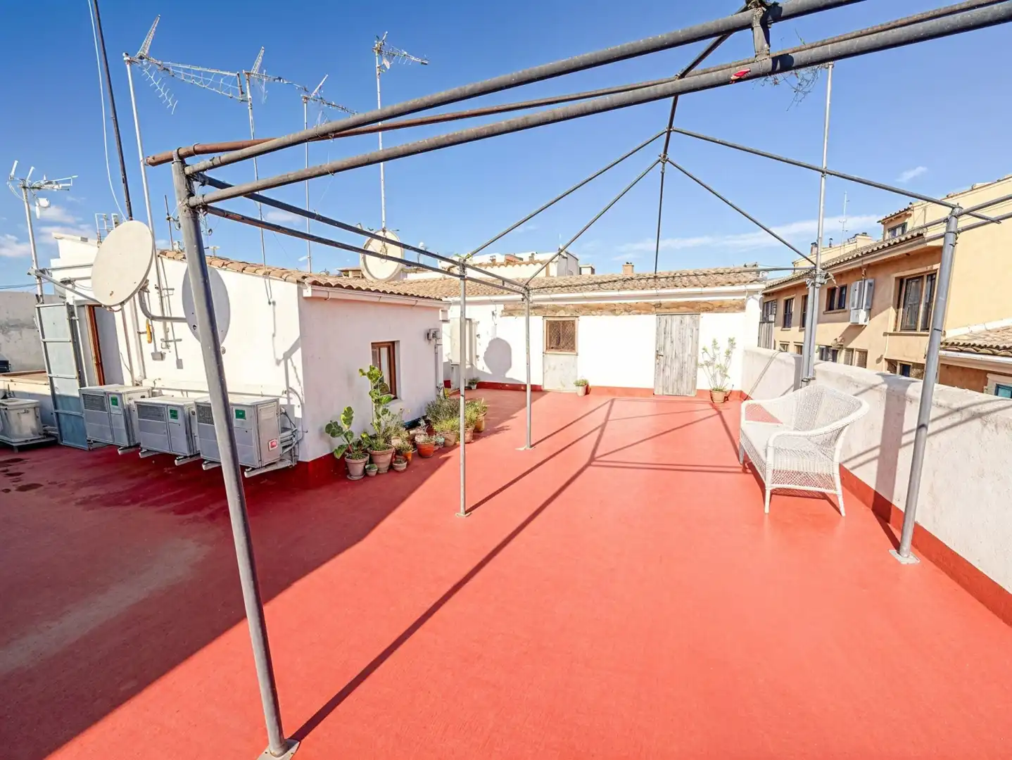 Terrasse von Dachboden zum Verkauf in  Palma de Mallorca mit Klimaanlage, Heizung und Terrasse