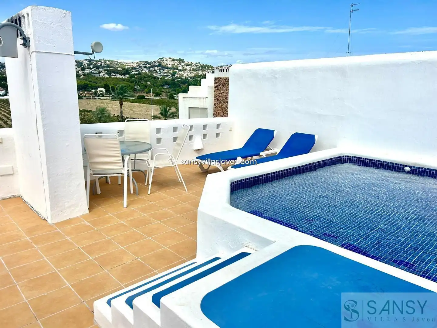 Terraza de Ático en venta en Moraira con Aire acondicionado y Trastero