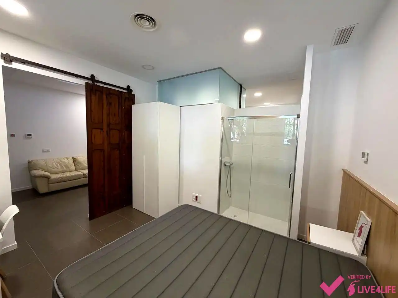 Baño de Planta baja de alquiler en Valencia con Aire acondicionado, Terraza y Amueblado
