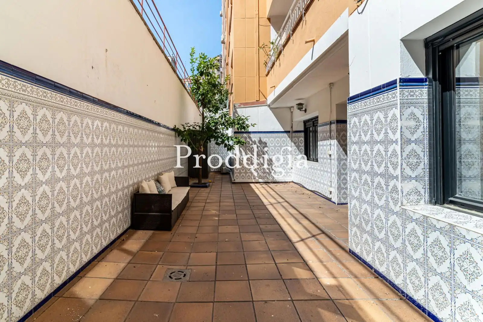 Terrace of Flat for rent in Barcelona  with Air Conditioner, Terrace and Storage room
