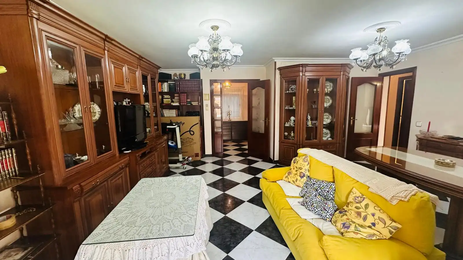 Sala de estar de Piso en venta en Sevilla con Aire acondicionado, Calefacción y Terraza