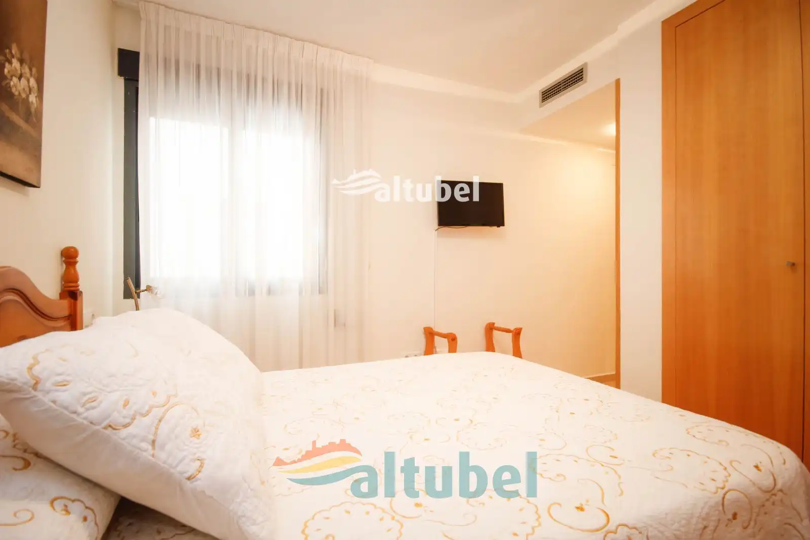 Bedroom of Apartments for sale in Peñíscola / Peníscola  with Air Conditioner, Swimming Pool and Community pool